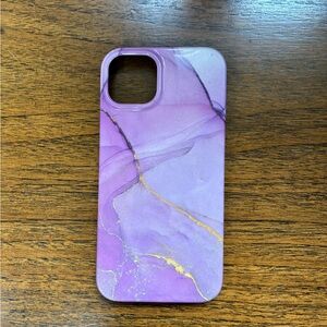 Purple Marble iPhone 13 Case